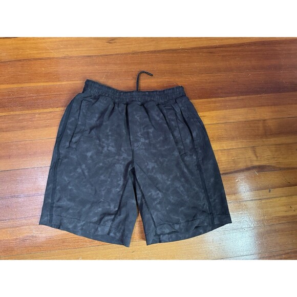 Lululemon Pace Breaker Shorts Men's Lined 9" - Subtonic Reflective Black - Small - Picture 2 of 5